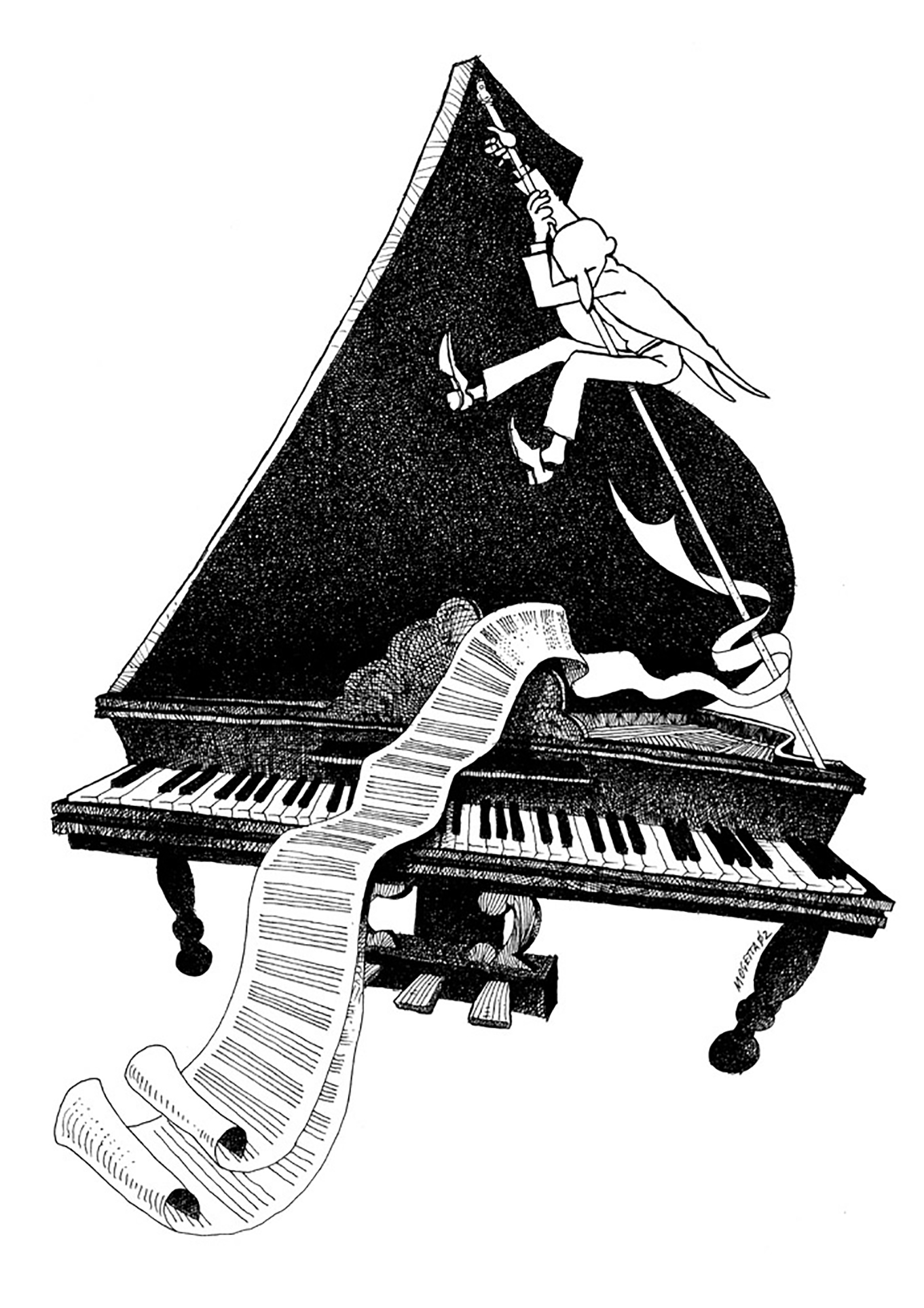 Atelier Piccolo Borgo Antico, Vittorio Mogetta, Medo da estreia